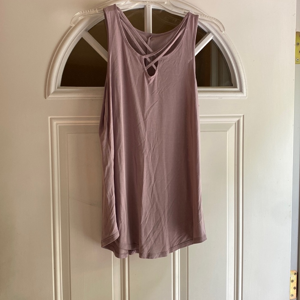 Purple tank
